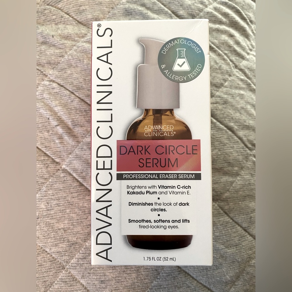 New Advanced Clinicals Dark Circle Serum 1.75 fl oz